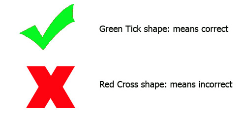 tick and cross meaning