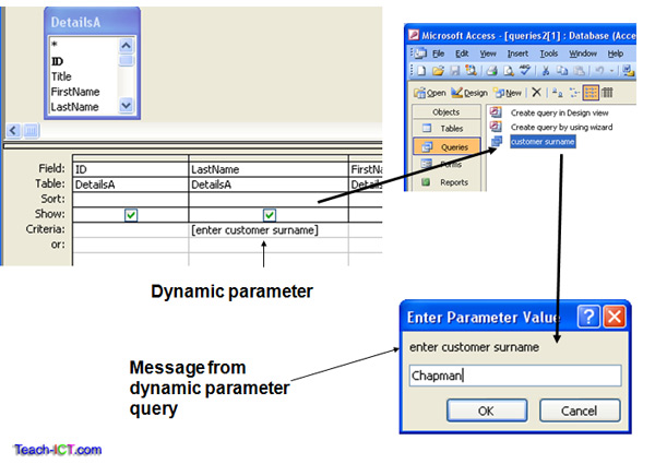 dynamic parameter query