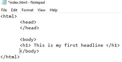 Make a simple web page