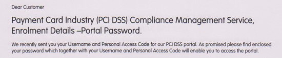 PCI compliance